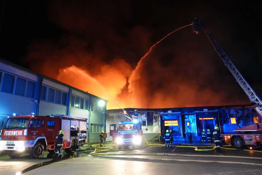 Großbrand in Hirschwang