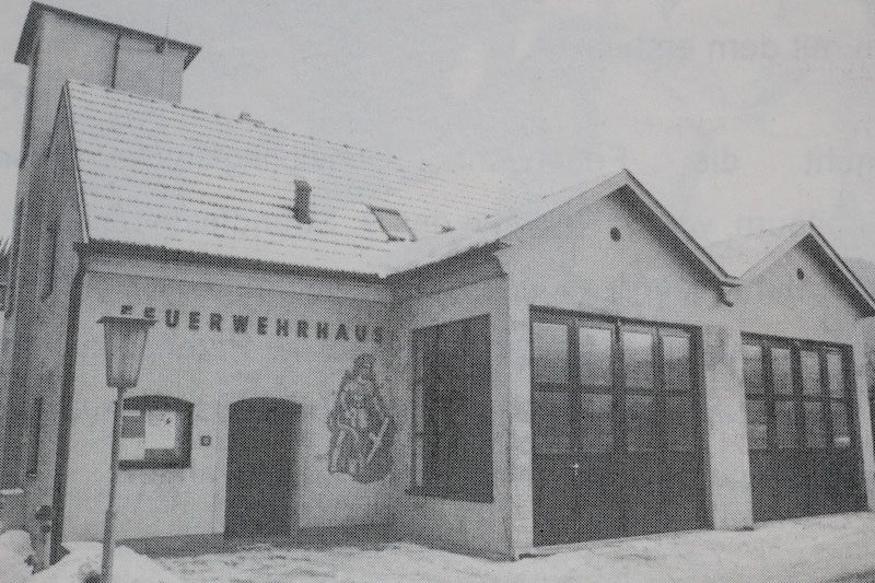Das erweiterte Feuerwehrhaus.